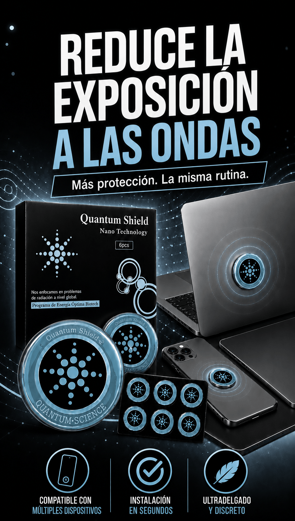 Shield PRO™ 🔥 Protección para tu vida digital, sin cambiar tu rutina ✨ PACK x6