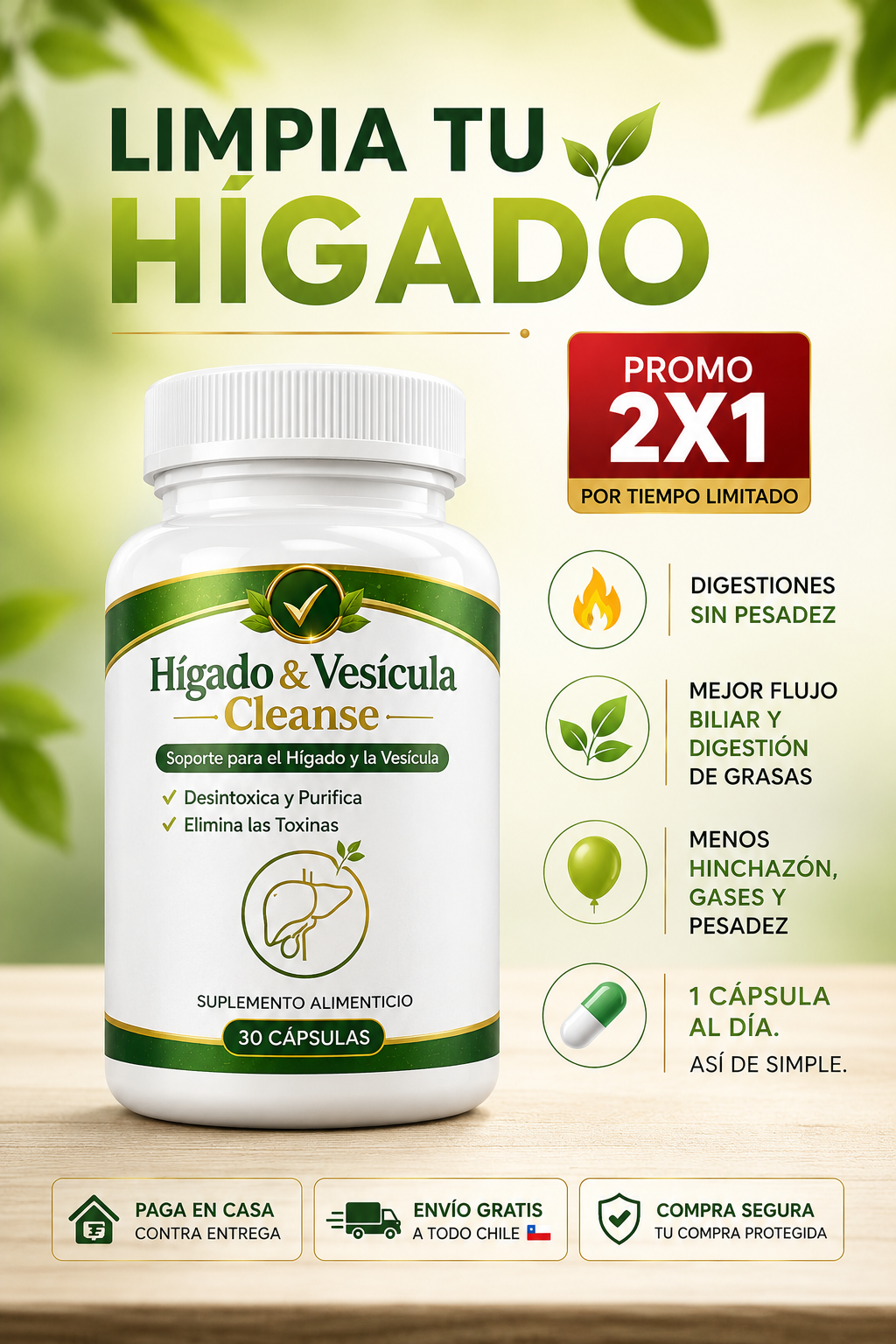 Cleanse - Digestión liviana y guata desinflamada sin dejar la cerveza ni hacer dieta