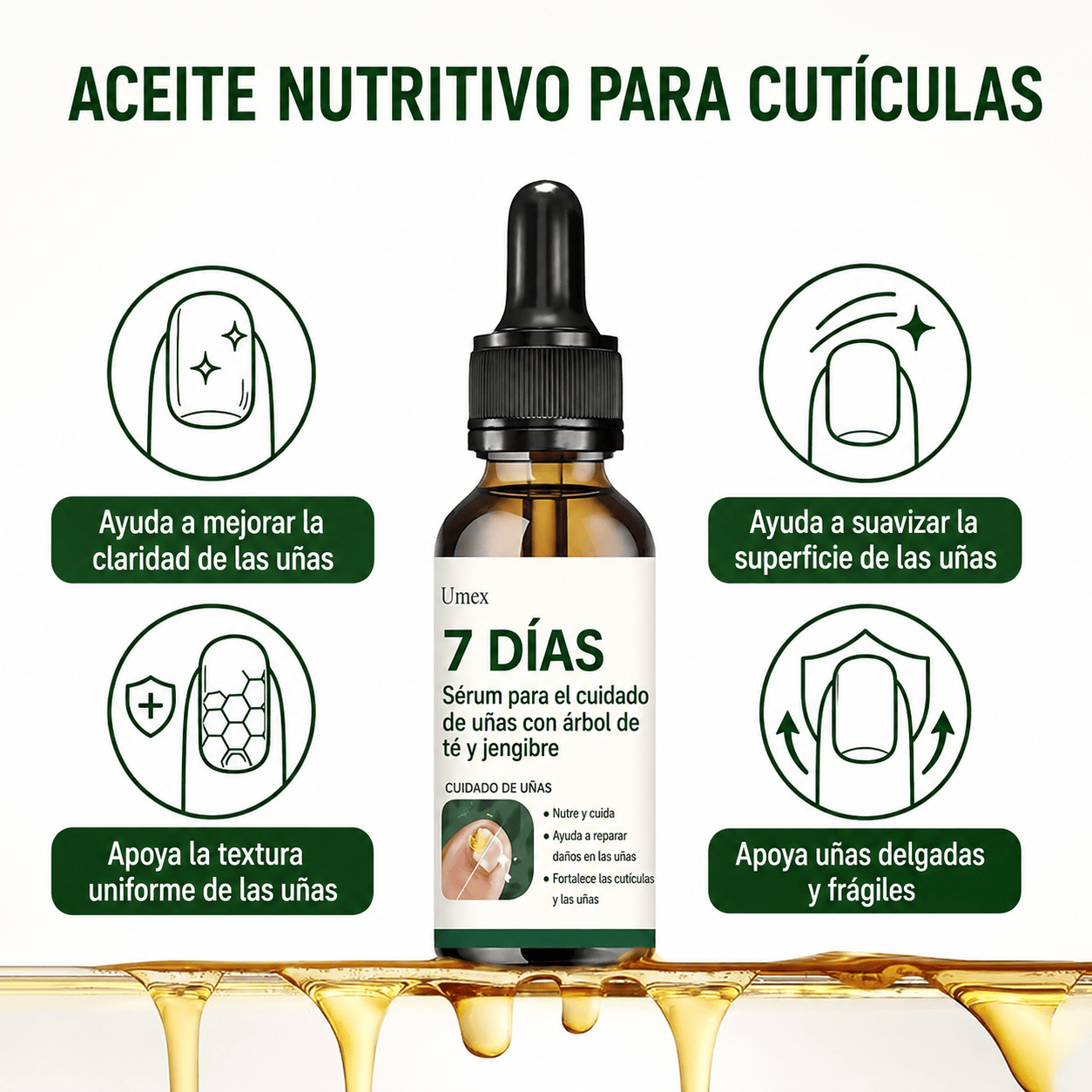 7 Days™ | Sérum Reparador de Uñas 2x1