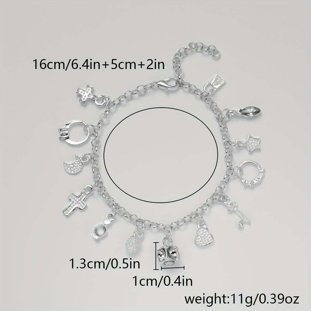 Upsell Amatista™ — Pulsera de Plata 925 con 13 Amuletos