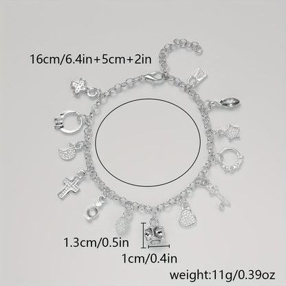 Amatista™ — Pulsera de Plata 925 con 13 Amuletos (2x1 Limitado) TT
