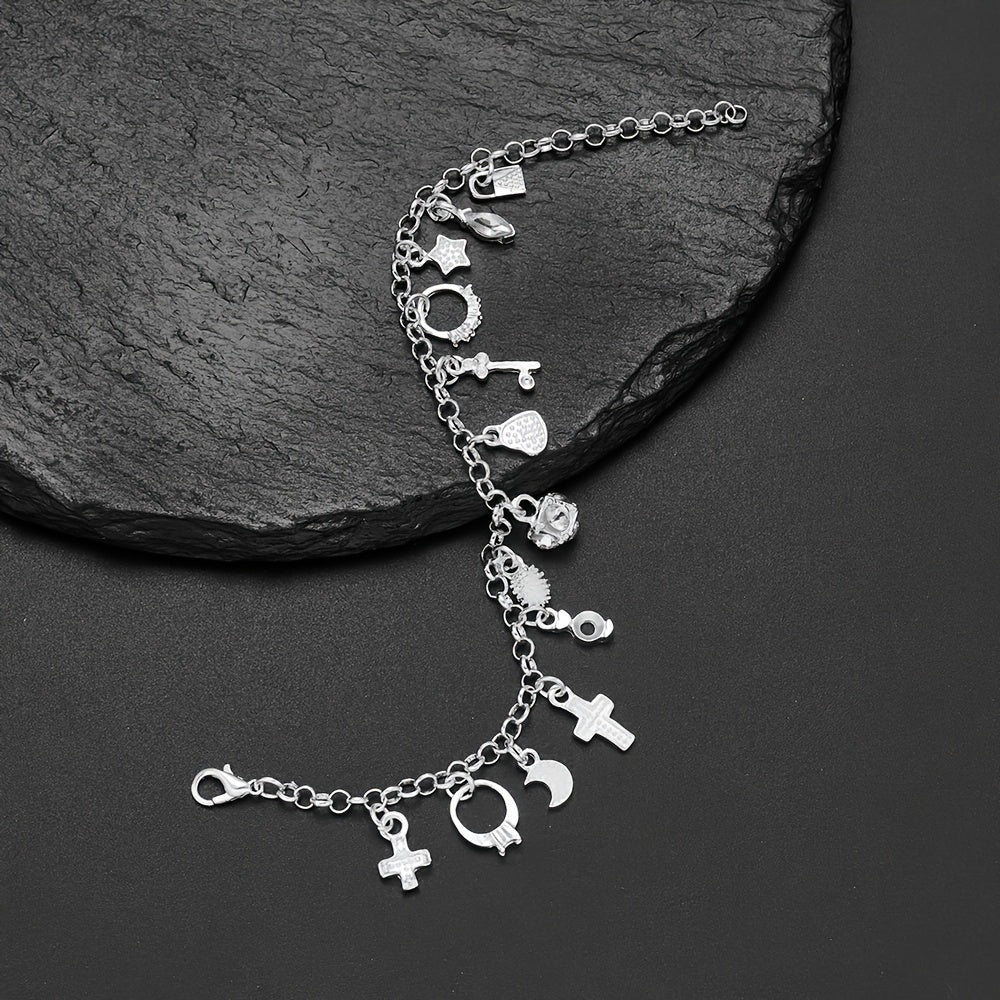 Upsell Amatista™ — Pulsera de Plata 925 con 13 Amuletos
