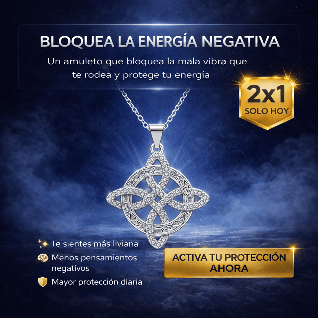 Collar Nudo Ancestral — Protección contra Energía Negativa y Envidia (2x1) Plata 925