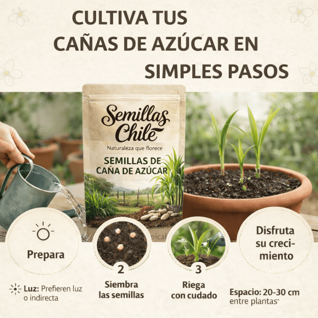 Semillas de Caña de Azúcar Tropical (5 gr)
