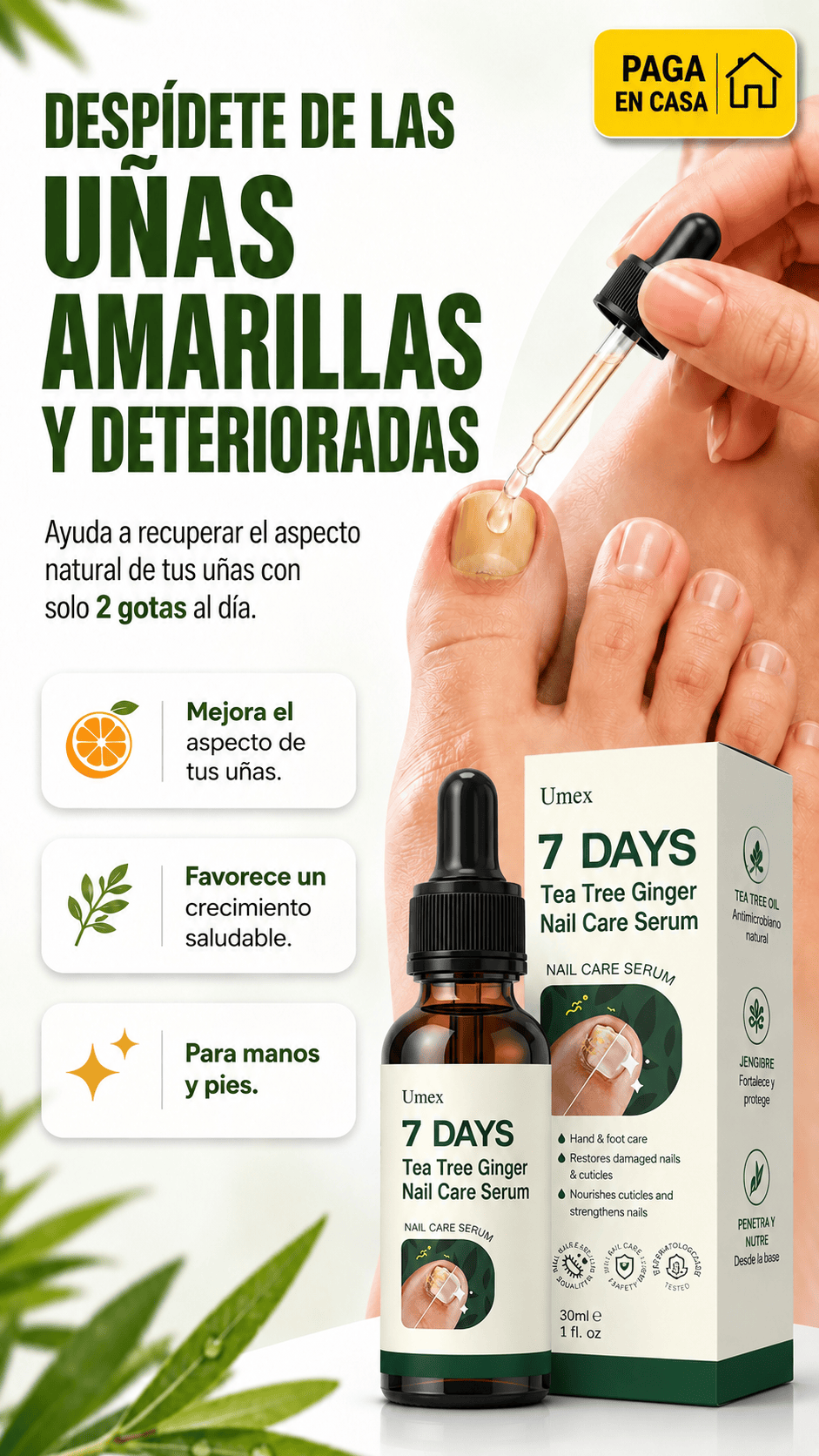 7 Days™ | Sérum Reparador de Uñas 2x1