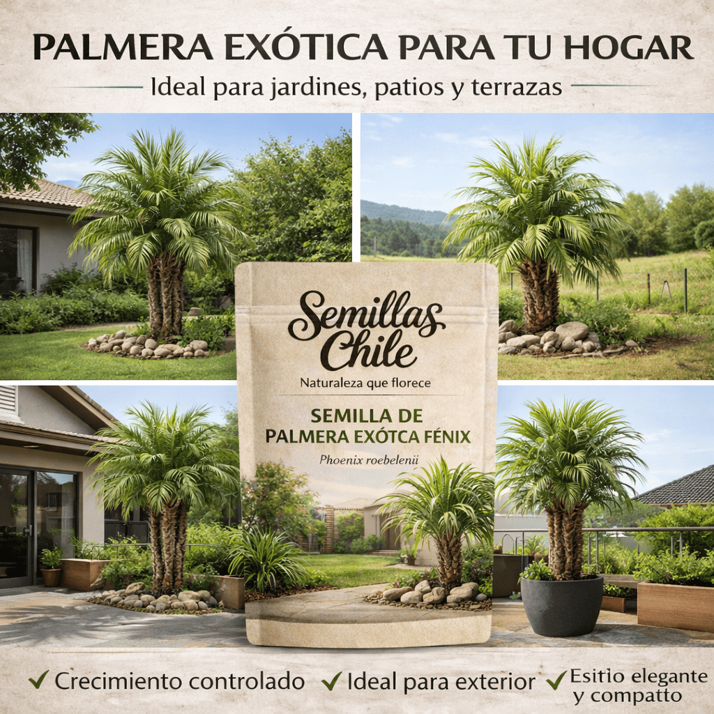 Semilla de Palmera Exótica Fénix – 🌴Dale Vida Tropical a tu Patio ( 30 gr)