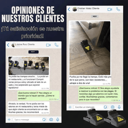 ANTIRAT™ La forma más rápida y segura de eliminar roedores en casa (PACK x5)