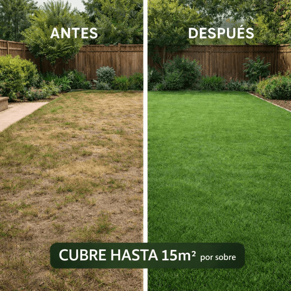 🌱Semillas de Césped Autoreparable - 400g - Cubre hasta 15 m2 2