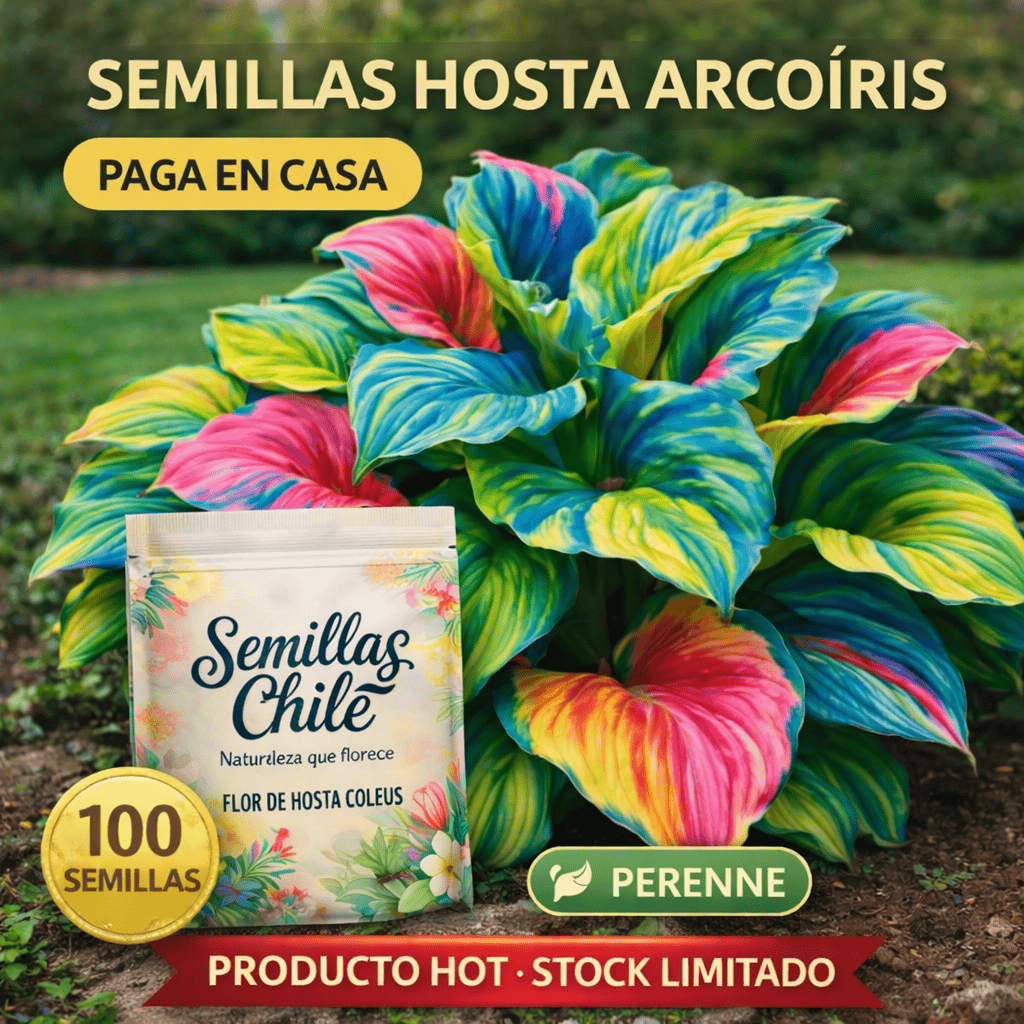 🌿Semillas de Hosta - Arcoiris de Dios 💖🔥1 paquete - 100 semillas Aprox. (5 gr.)