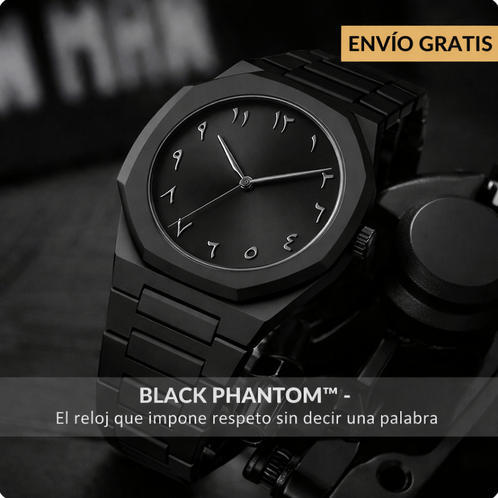 BLACK PHANTOM™ — El reloj que impone respeto sin decir una palabra TT