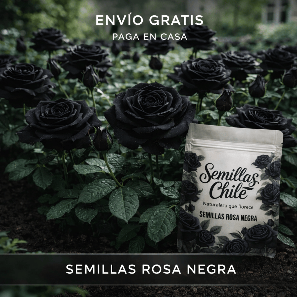 🌹🖤 Semillas de ROSA NEGRA (5 gr.) – aprox. 100 semillas 🌱