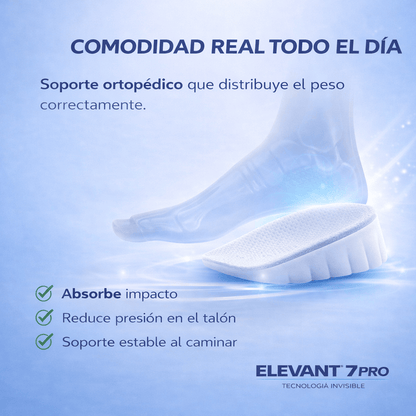 ELEVANT™ 7 PRO – Plantillas de Elevación Invisible +7CM (Pack Doble)