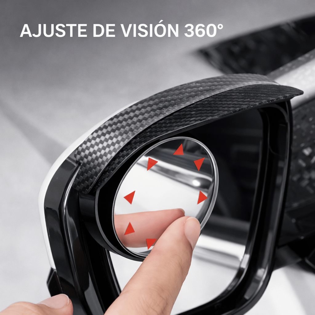 ClearView Pro™ – Espejo Retrovisor 360° Antipunto Ciego. (iNCLUYE Par izq + Der)