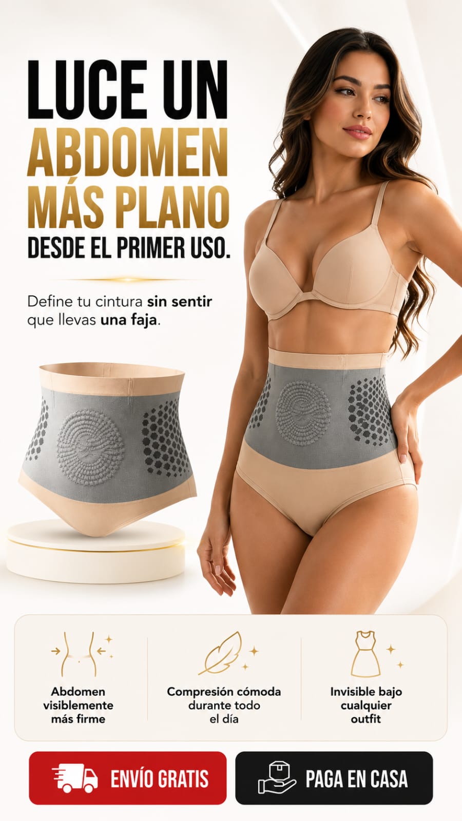 Faja Moldeadora 🔥 — Cintura definida hoy mismo sin dietas ni gimnasio