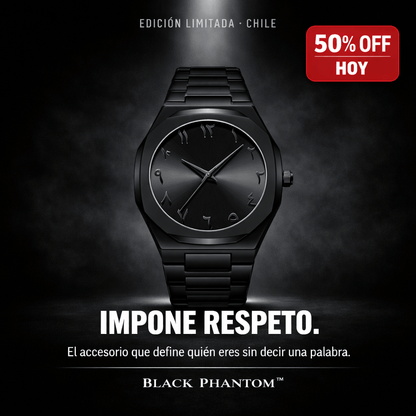 BLACK PHANTOM™ — El reloj que impone respeto sin decir una palabra 2